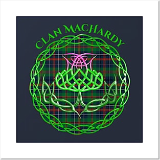 MacHardy Scottish Tartan Celtic Thistle Posters and Art